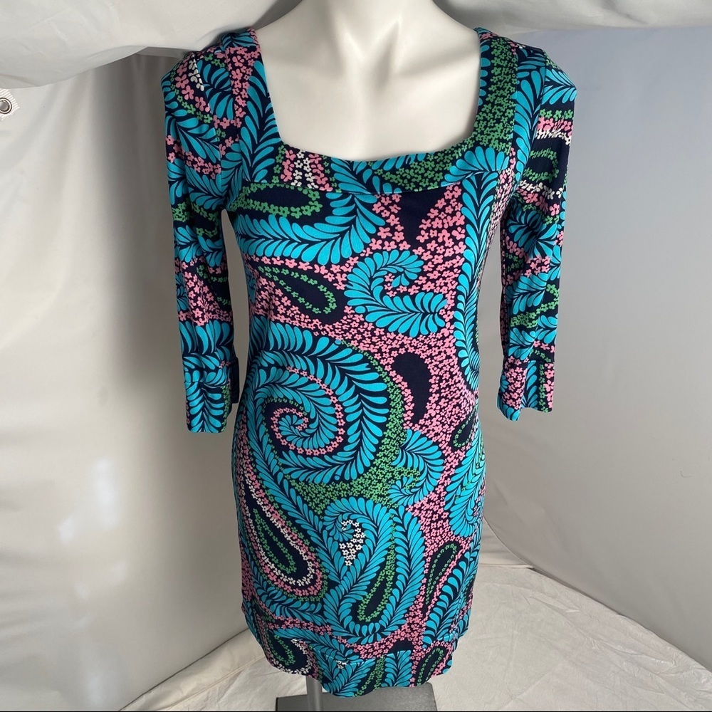 Lilly Pulitzer Newport Dress In Black Multicolor Amazely